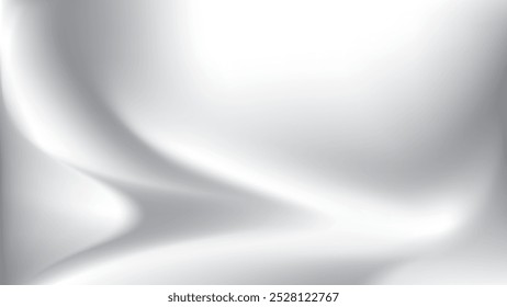 Abstract white and gray gradient background. Vector illustration.