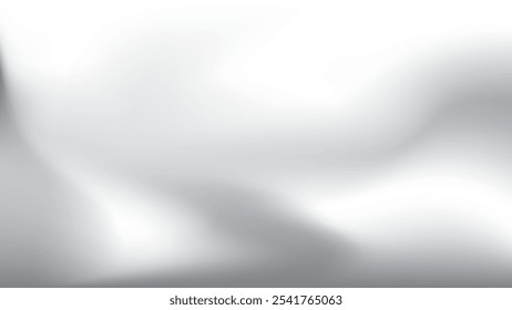 Abstract white and gray gradient background. Vector illustration.