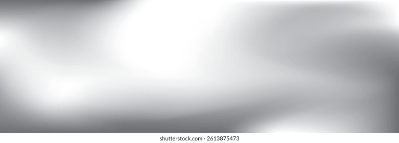 Abstract white and gray gradient background. Vector illustration.