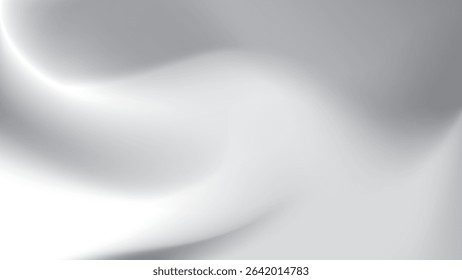 Abstract white and gray gradient background. Vector illustration.
