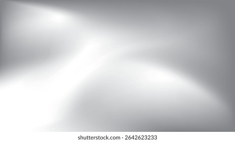 Abstract white and gray gradient background. Vector illustration.