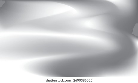 Abstract white and gray gradient background. Vector illustration.
