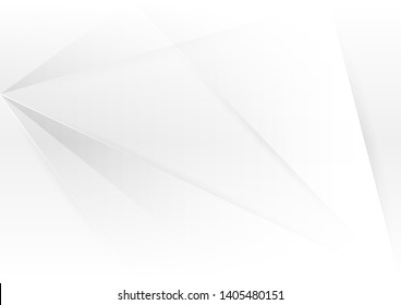 Abstract white and gray gradient background.geometric modern design.vector Illustration.