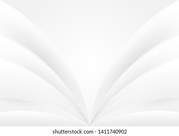 Abstract white and gray gradient background.geometric modern design.vector Illustration.