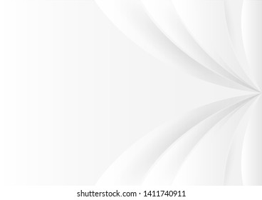Abstract white and gray gradient background.geometric modern design.vector Illustration.