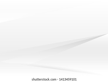 Abstract white and gray gradient background.geometric modern design.vector Illustration.