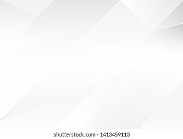 Abstract white and gray gradient background.geometric modern design.vector Illustration.
