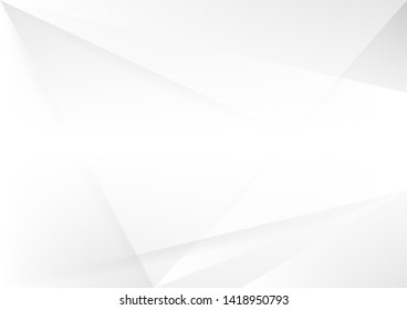 Abstract white and gray gradient background.geometric modern technology design.vector Illustration.