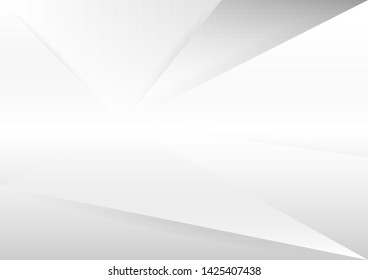 Abstract white and gray gradient background.geometric modern design.vector Illustration.