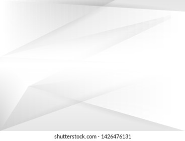 Abstract white and gray gradient background.geometric modern design.vector Illustration.