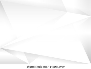 Abstract white and gray gradient background.geometric modern design.vector Illustration.