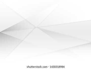 Abstract white and gray gradient background.geometric modern design.vector Illustration.