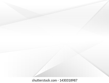 Abstract white and gray gradient background.geometric modern design.vector Illustration.