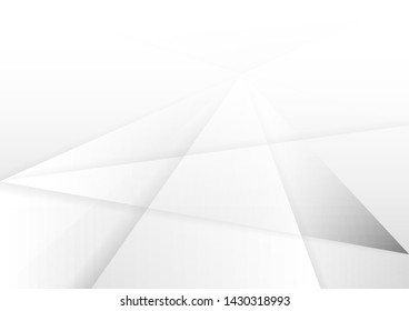 Abstract white and gray gradient background.geometric modern design.vector Illustration.