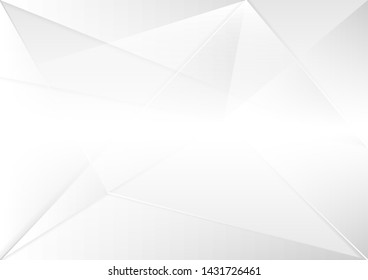 Abstract white and gray gradient background.geometric modern design.vector Illustration.