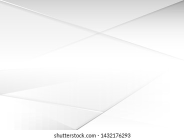Abstract white and gray gradient background.geometric modern design.vector Illustration.