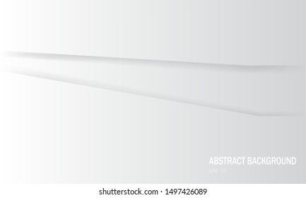 Abstract white and gray gradient background.geometric modern design