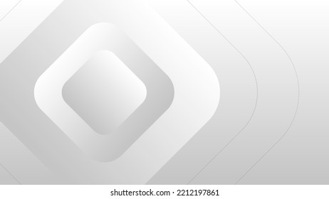 Abstract white and gray gradient background.geometric modern design with copy space, vector Illustration.