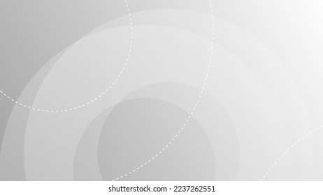 Resumen de fondo de gradiente blanco y gris.diseño geométrico moderno con espacio de copia, vector Ilustración.
