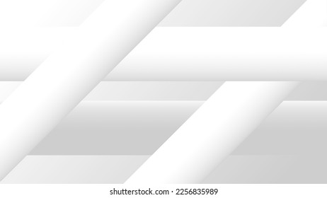 Abstract white and gray gradient background.geometric modern design with copy space, vector Illustration.