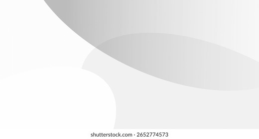 Fondo degradado blanco y gris Abstractas. Diseño moderno geométrico con espacio de copia, Ilustración vectorial.