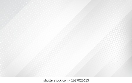 Abstract white and gray gradient background.Halftone dots design background.vector Illustration.