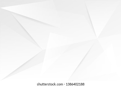 Abstract white and gray gradient color modern background design vector Illustration.geometrical design.