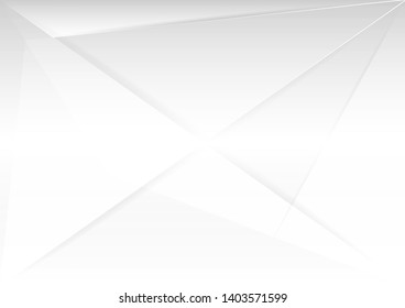 Abstract white and gray gradient color modern background design vector Illustration.geometrical design.