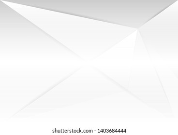 Abstract white and gray gradient color modern background design vector Illustration.geometrical design.