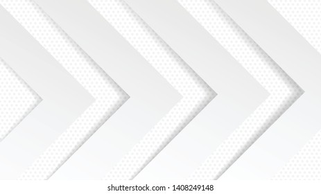 Abstract white and gray gradient color modern background design vector Illustration.