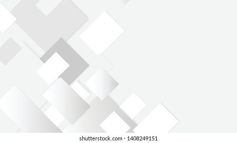 Abstract white and gray gradient color modern background design vector Illustration.