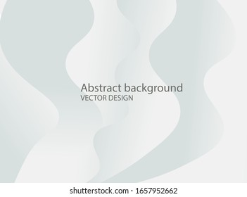 Abstract white and gray gradient color curve background