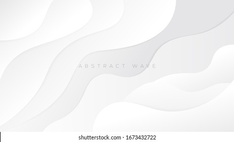 Abstract white and gray gradient color background. 