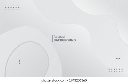 Resumen del fondo de la curva de color de gradiente blanco y gris.