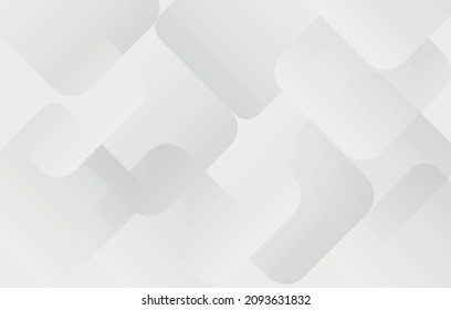 Abstract white and gray gradient color modern background design vector Illustration.