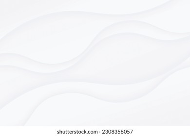 Abstract white gray gradient color curve background