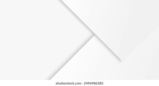 Abstract white and gray gradient color modern background design vector Illustration.geometrical design.