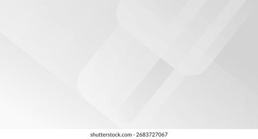 Abstract white and gray gradient color modern background design vector Illustration.geometrical design.