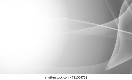 Abstract White and Gray Gradient Curve Vector Backgrounds