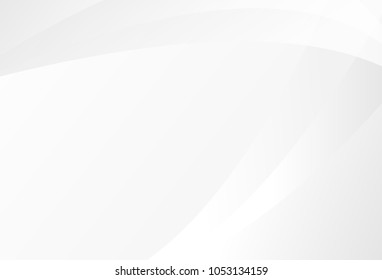 Abstrato branco e cinza meio-tom cor suave borrado ondas estilo fundo moderno, Design vetor Ilustração