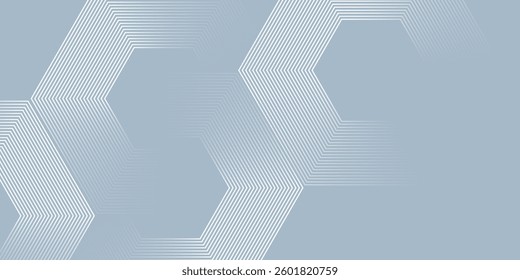Abstract white and gray hexagon background. smooth abstract background, blurred pattern. Light pale vector background simple