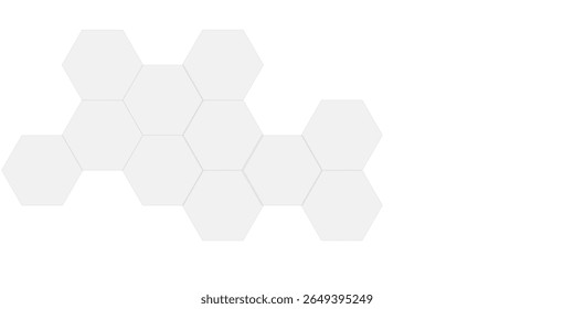 Abstract white and gray hexagon technology lines background. Abstract white and grey color hexagonal geometric background with copy space. Abstract white lines background. - Powered by Shutterstock - Get 15% off with code: PIKWIZARD15