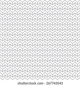 Abstract White & Gray Light Chevron Geometric Pattern