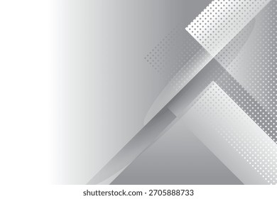 Abstractas fondo de gradiente de color blanco, gris claro y oscuro. Moderna Plantilla de diseño de fondo minimalista
