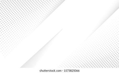 abstract white and gray light gradient lines background. texture halftone dots design background. vector Illustration