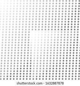 Abstract white and gray light gradient lines background. Texture halftone dots design background vector Illustration