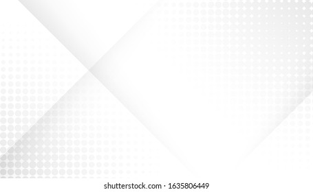 abstract white and gray light gradient lines background. texture halftone dots design background. vector Illustration