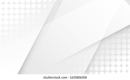 abstract white and gray light gradient lines background. texture halftone dots design background. vector Illustration