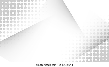 abstract white and gray light gradient lines background. texture halftone dots design background. vector Illustration