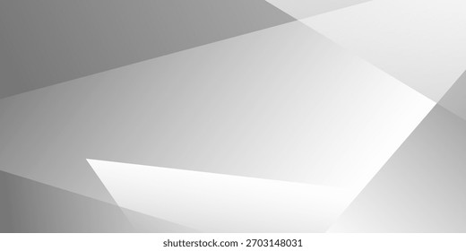 Abstractas blanco y gris con el fondo moderno del triángulo ligero. patrón blanco de la textura. diseño del Vector